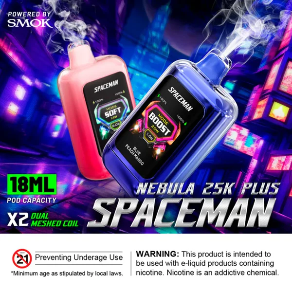 Spaceman Nebula 25K Plus Vape